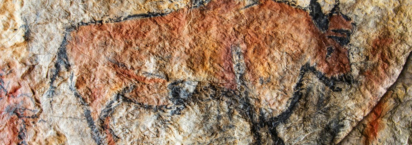 Bisonte arte rupestre